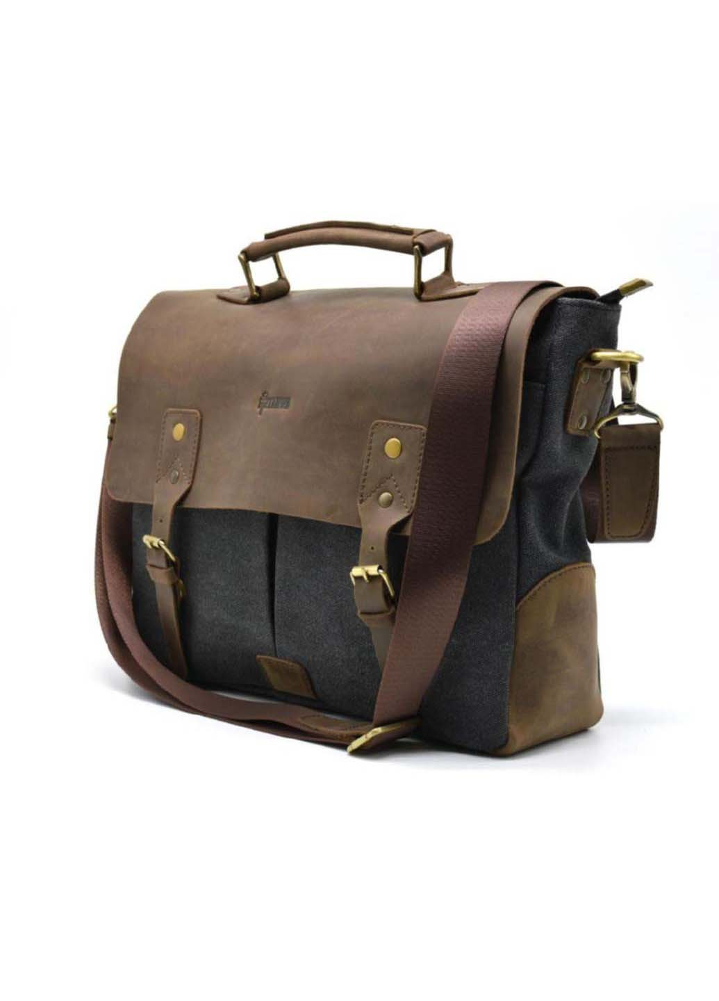 Чоловіча сумка-портфель шкіра+парусину RG-3960-4lx TARWA (257996602)