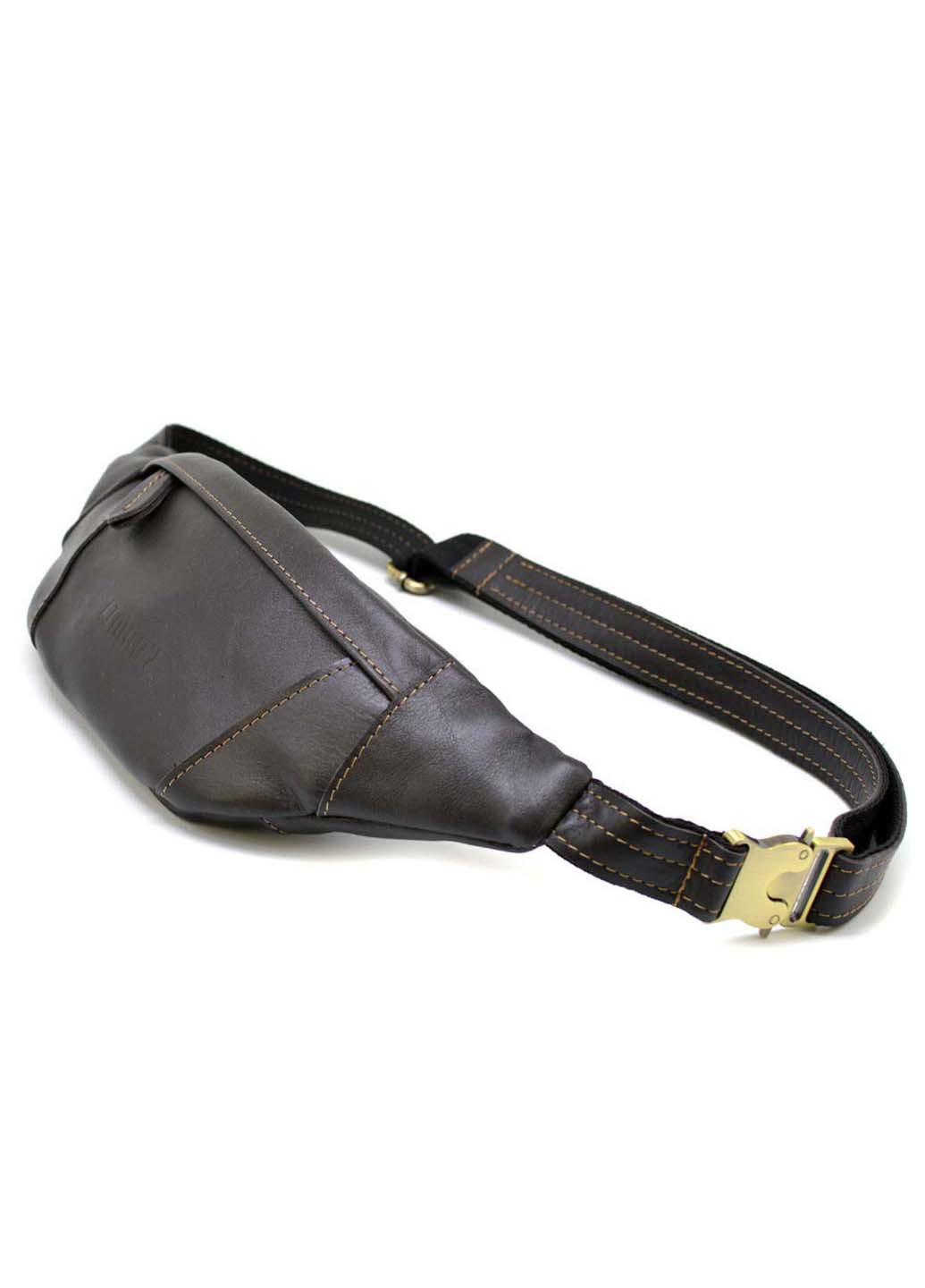 Напоясная кожаная сумка Lim-525GC коричневая LIMARY (257996531)