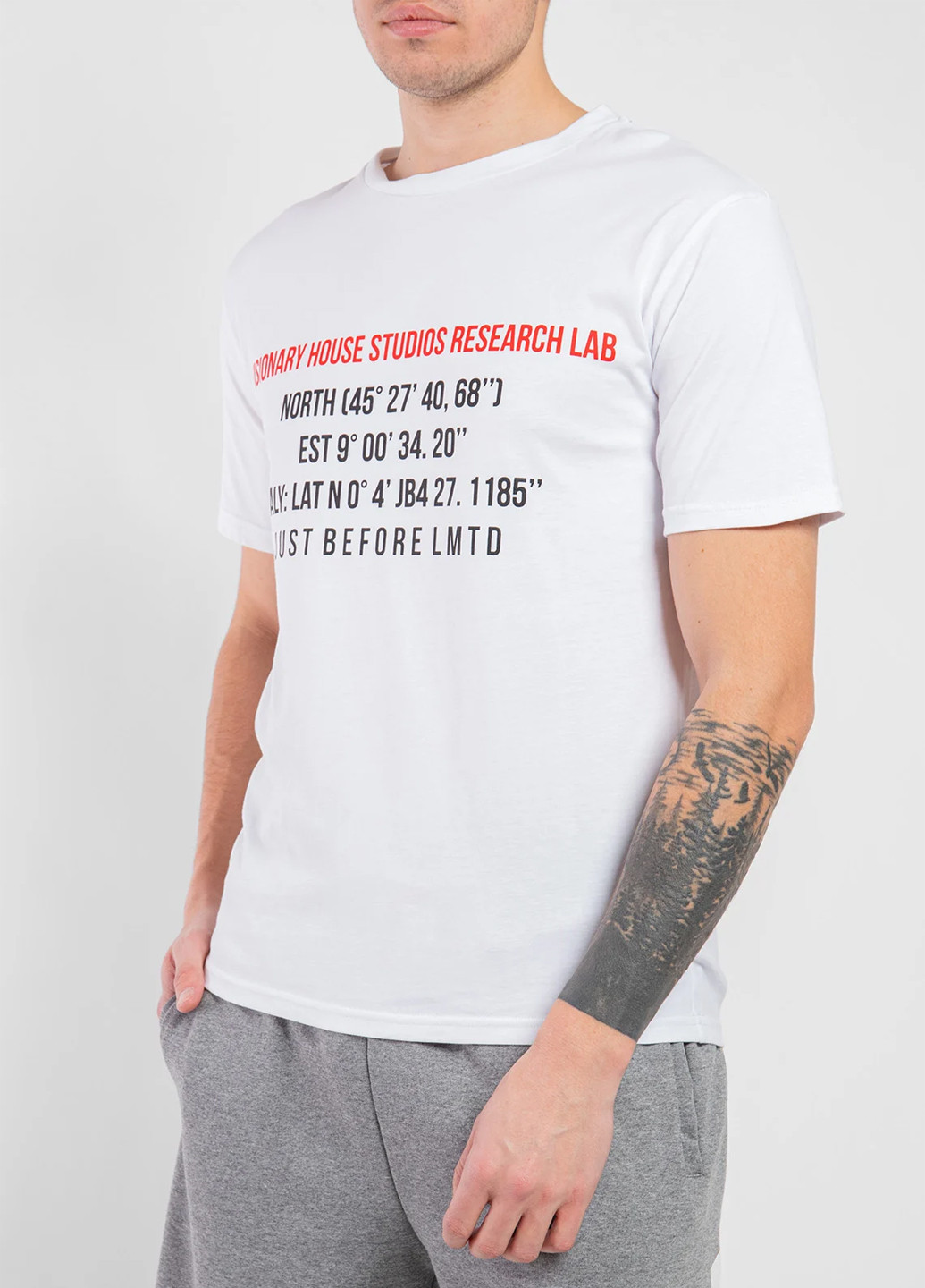 Біла футболка J.B4 (Just Before)