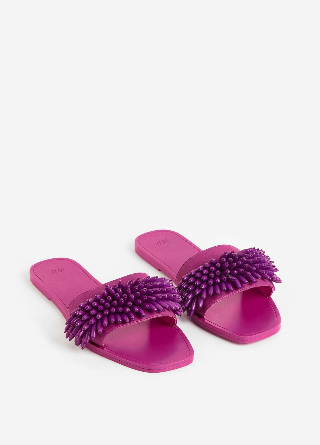 Фиолетовые мюли H&M