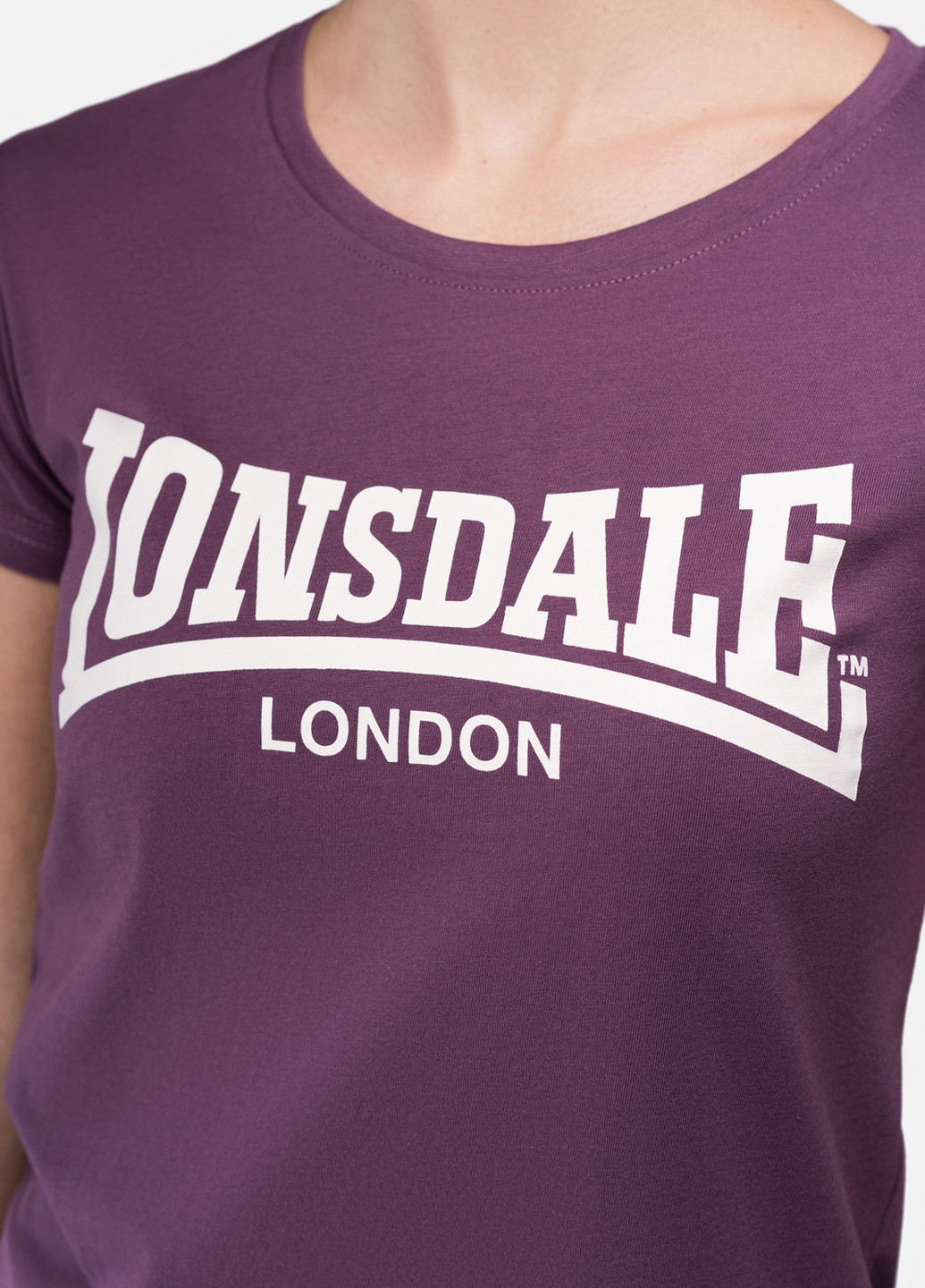 Темно-фиолетовая демисезон футболка Lonsdale CARTMEL