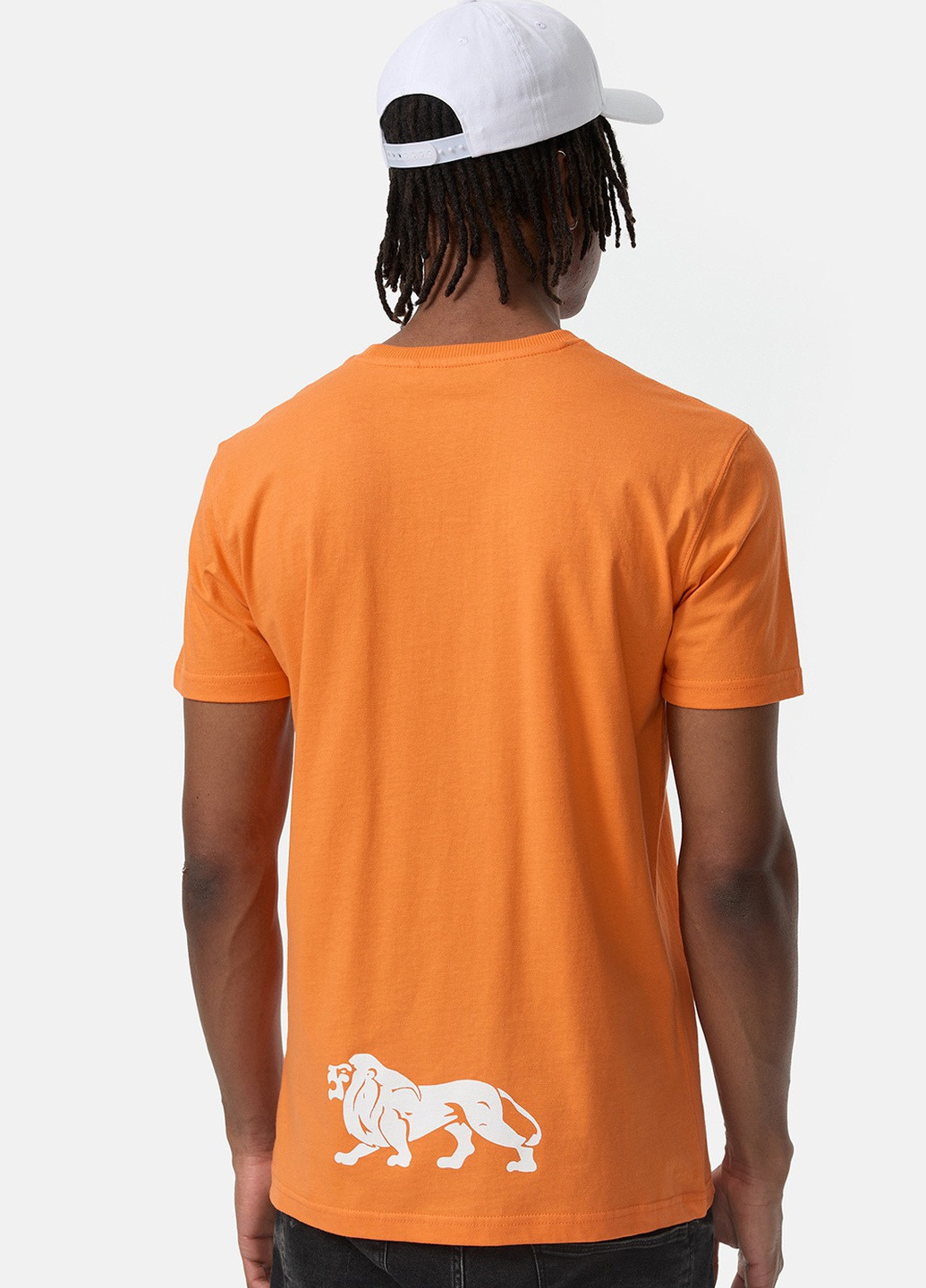 Оранжевая футболка Lonsdale TOSCAIG