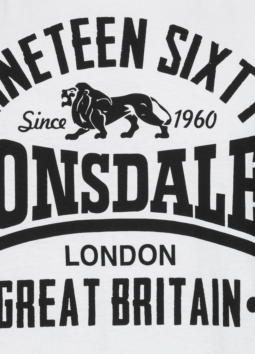 Черно-белая комплект 2 футболки Lonsdale BYLCHAU