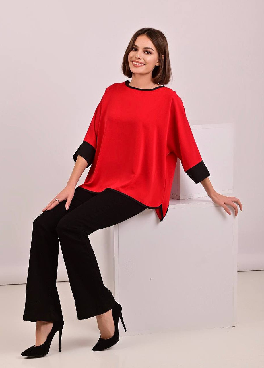 Червона демісезонна блуза Anastasimo