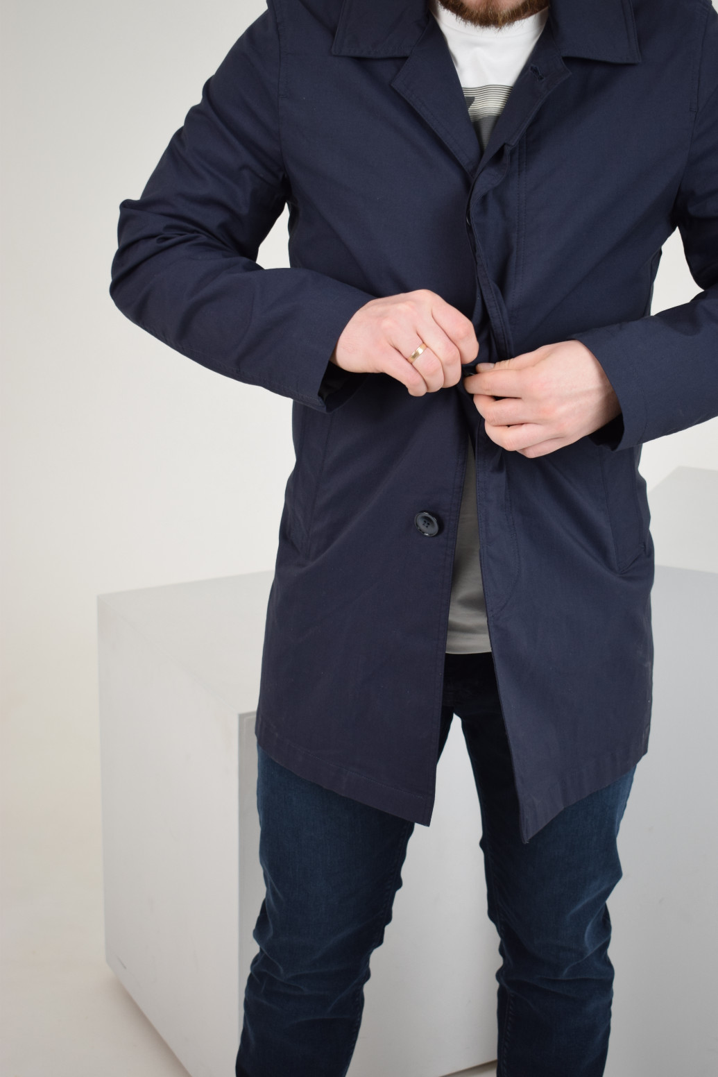 Синяя куртка Pierre Cardin