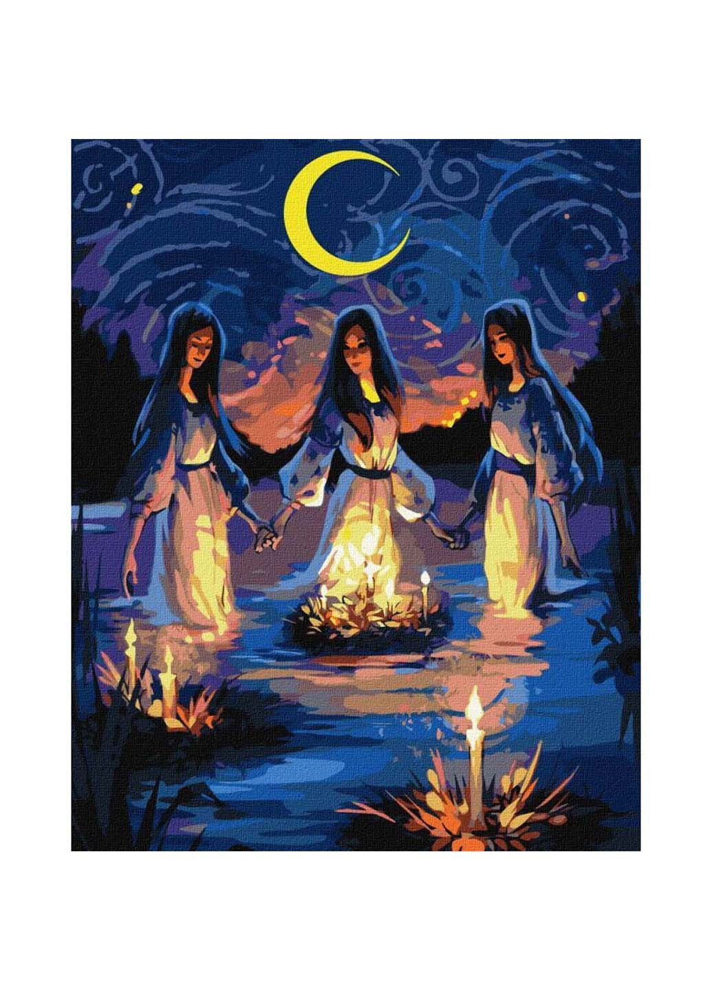 Картина за номерами Магічна ніч ©sribna_zoria 40х50 см Идейка (258021766)