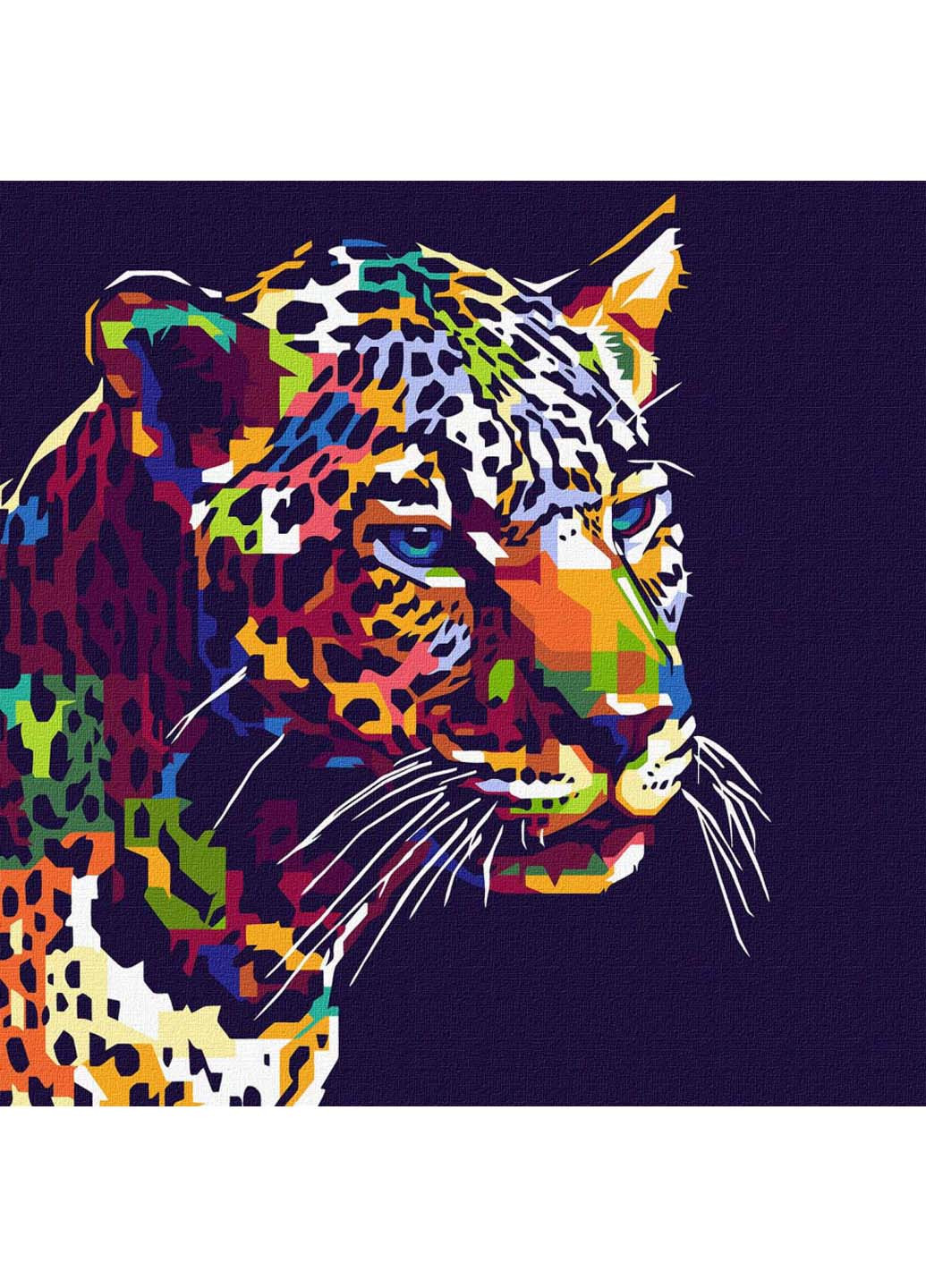 Картина за номерами Ягуар 40х40 см Идейка (258021635)