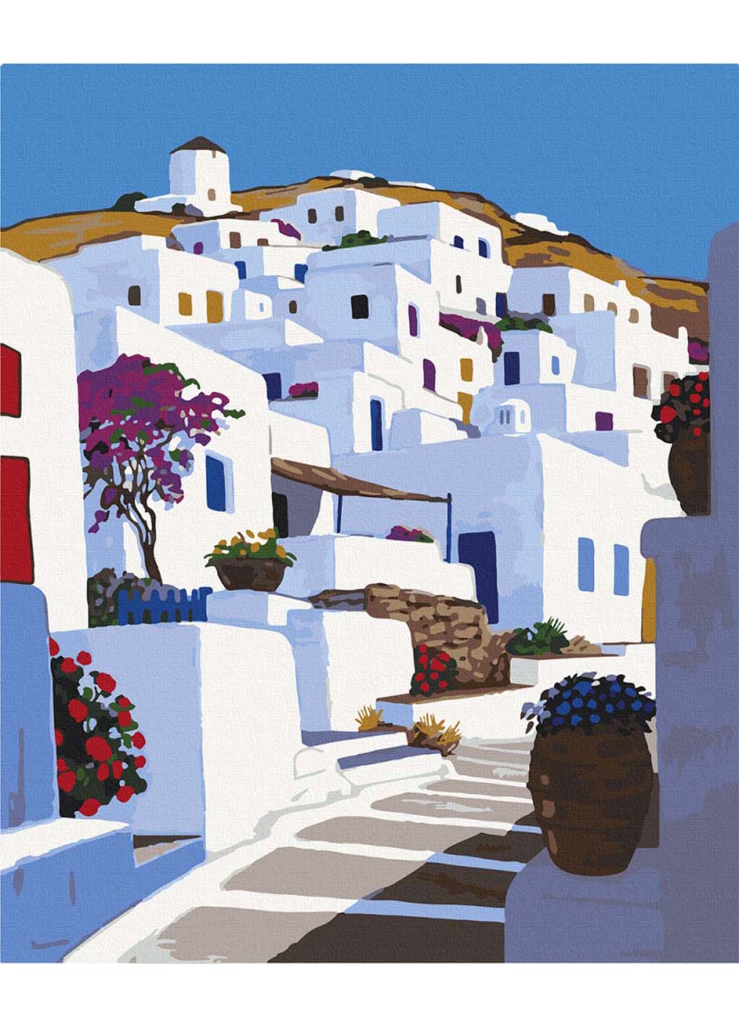 Картина по номерам Санторини. Греция 40х50 см Art Craft (258021902)