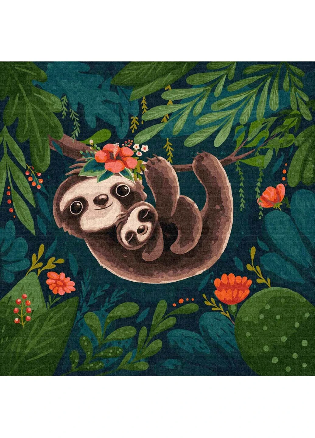 Картина за номерами Тропіки ©Elena Schweitzer 40х40 см Идейка (258021620)