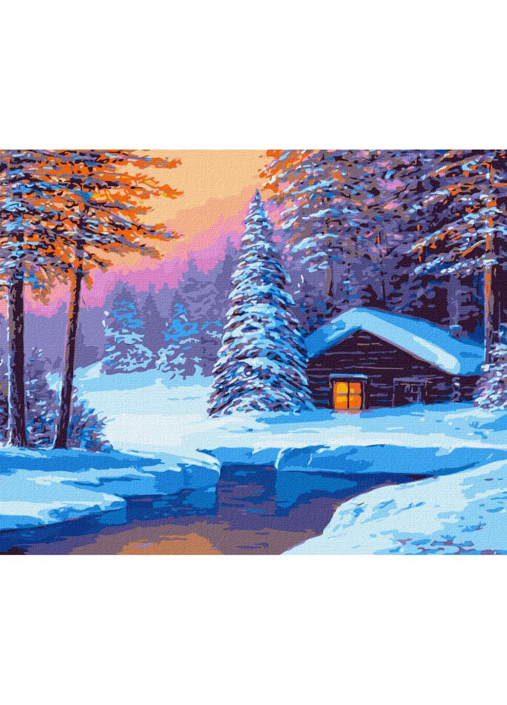 Картина за номерами Зимова тиша 40х50 см Идейка (258021689)