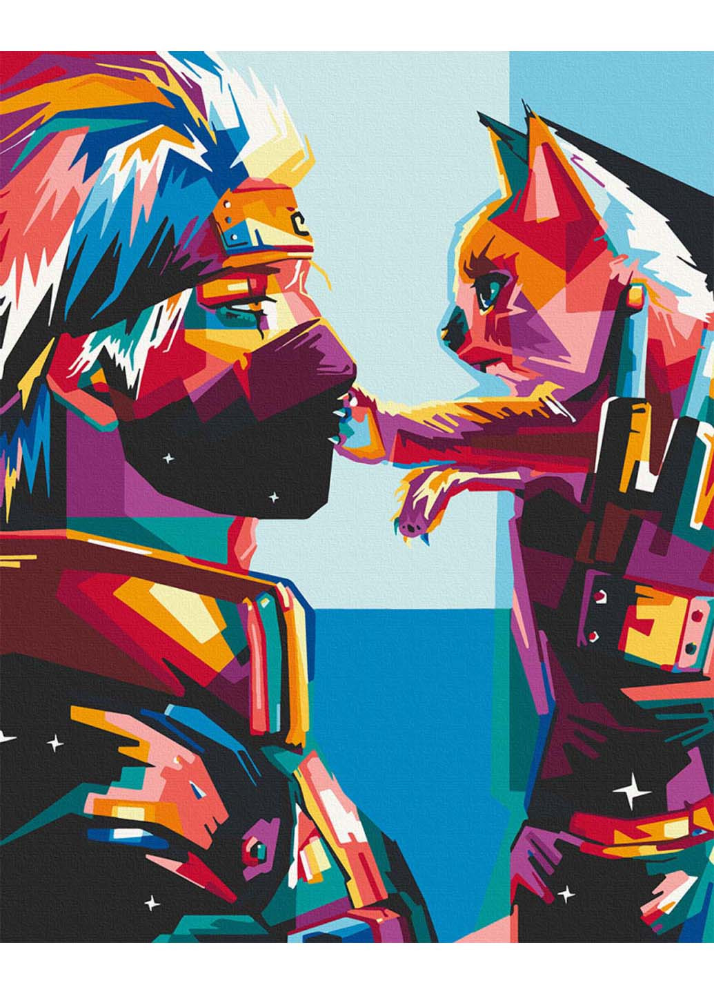 Картина по номерам Какаши. Фан-арт 40х50 см Art Craft (258021980)