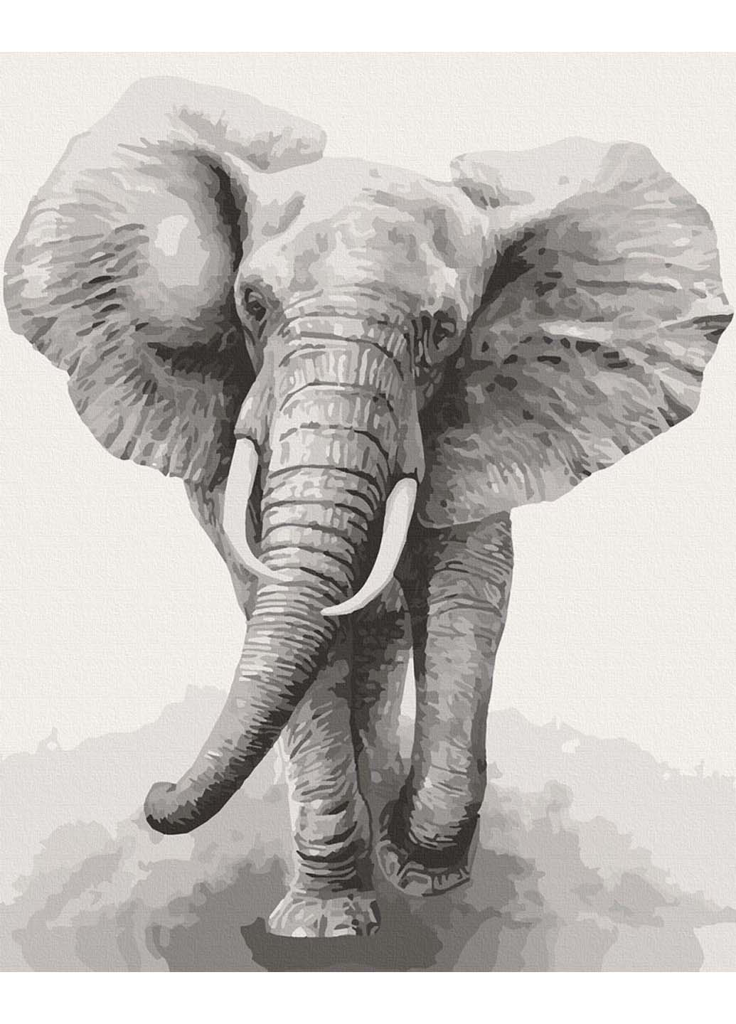 Картина по номерам Африканский слон 40х50 см Art Craft (258022279)