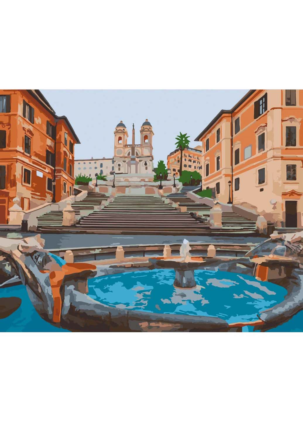 Картина по номерам Площадь Испании в Риме 40х50 см Art Craft (258022206)