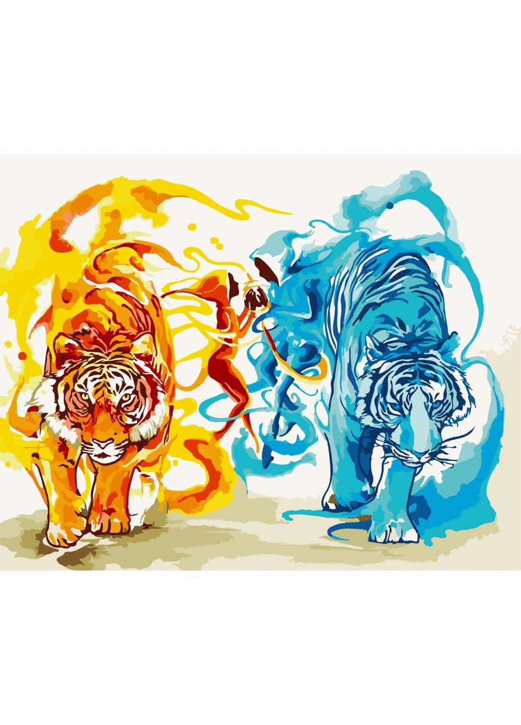 Картина за номерами Вогонь та вода 40х50 см Art Craft (258022127)