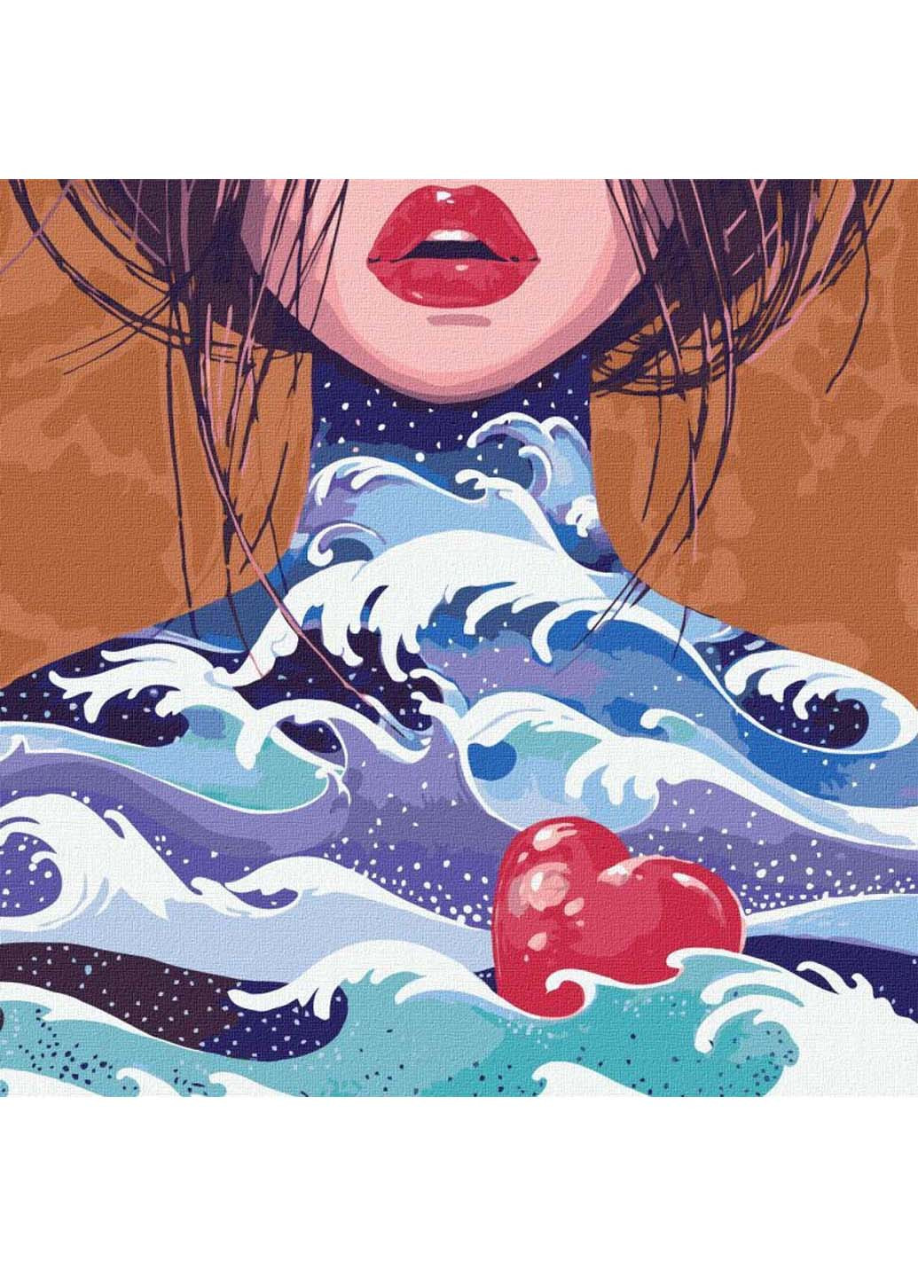 Картина за номерами Серце океану ©lesya_nedzelska_art 40х40 см Идейка (258021626)