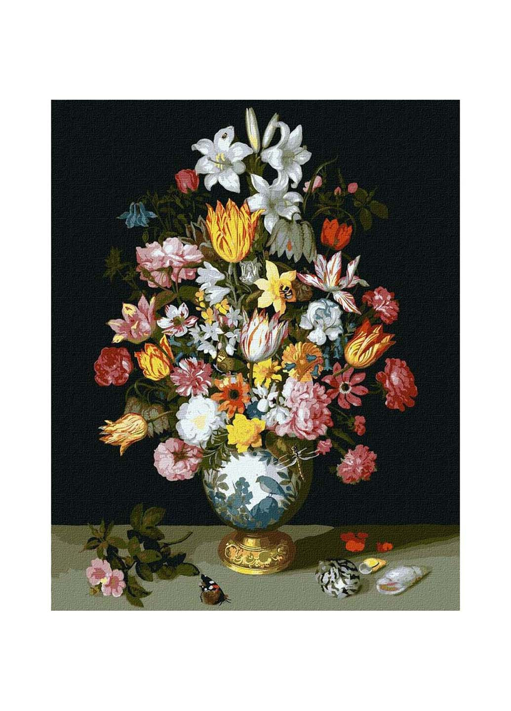 Картина по номерам Цветочная симфония ©Ambrosius Bosschaert de Oude 40х50 см Идейка (258021552)