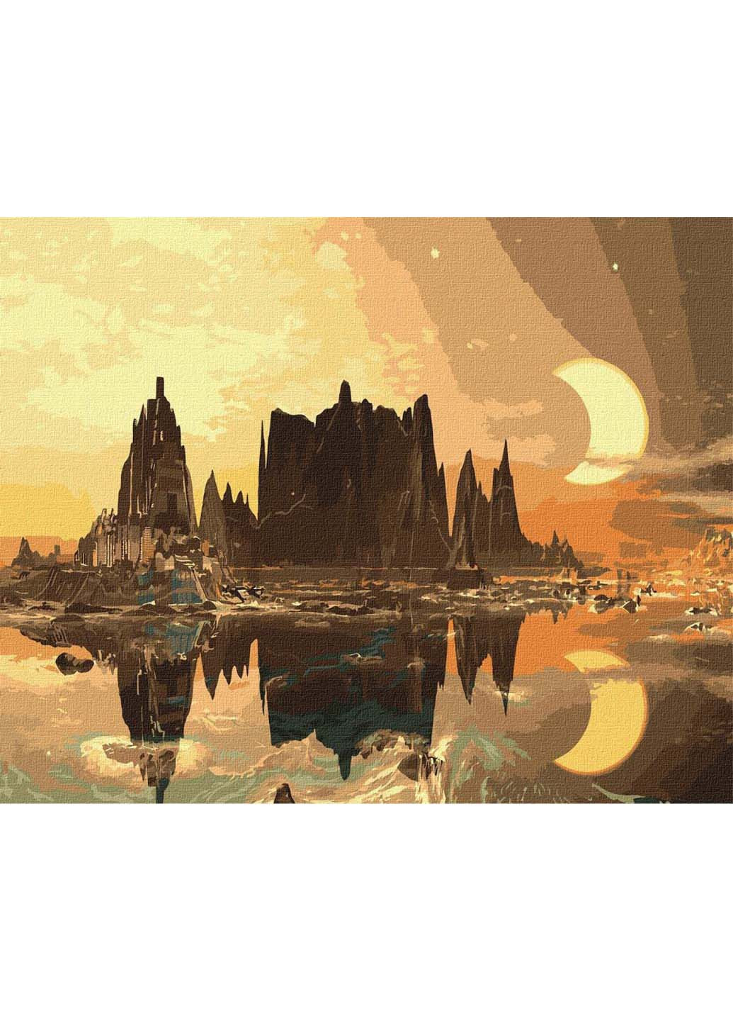 Картина за номерами Золоте місто 40х50 см Идейка (258021740)