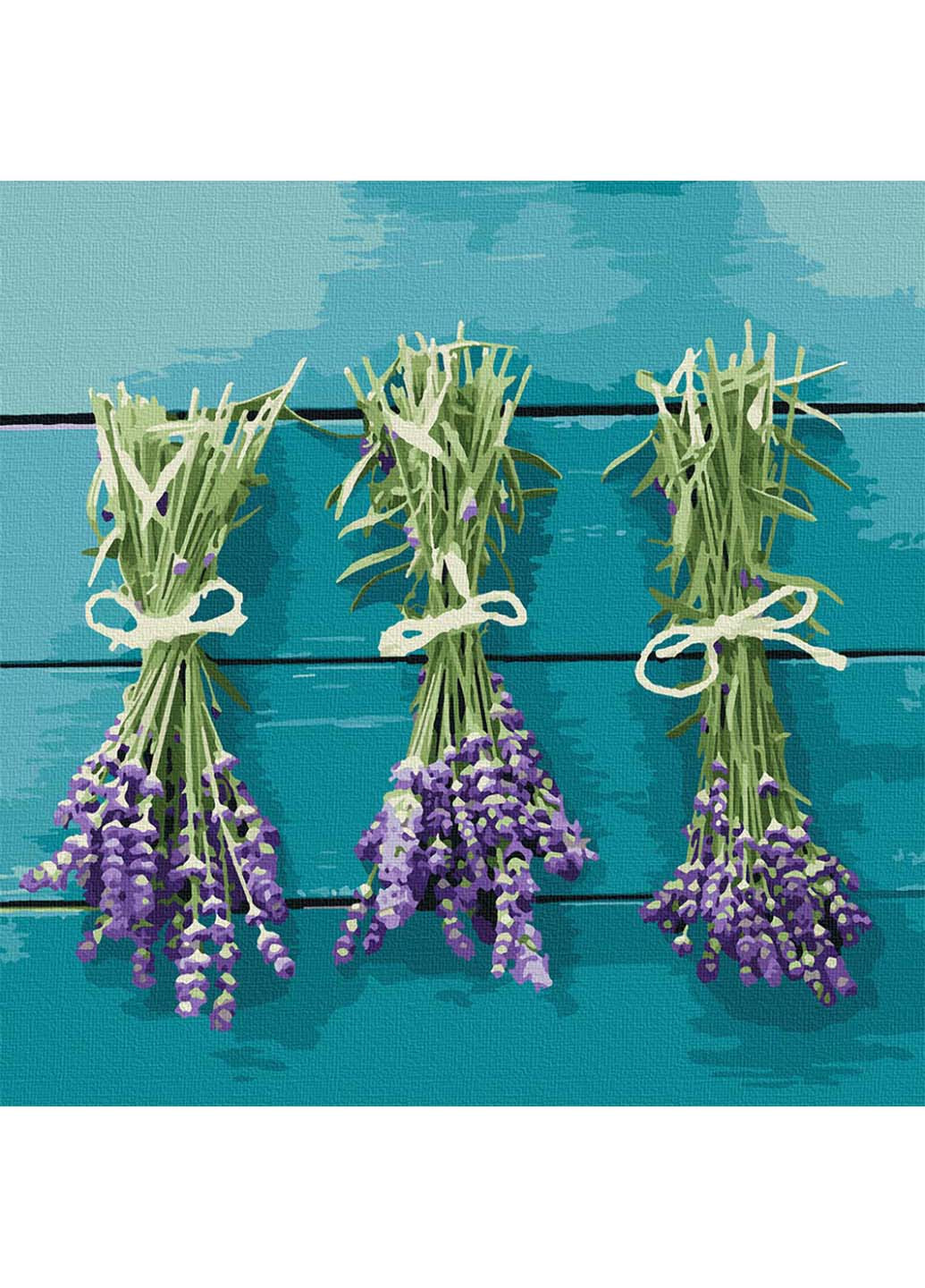 Картина по номерам Лавандовое трио 40х40 см Art Craft (258021846)