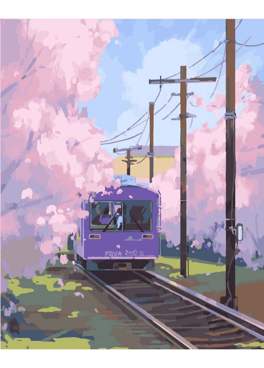 Картина по номерам Поезд к Синдзюку 40х50 см Art Craft (258022186)