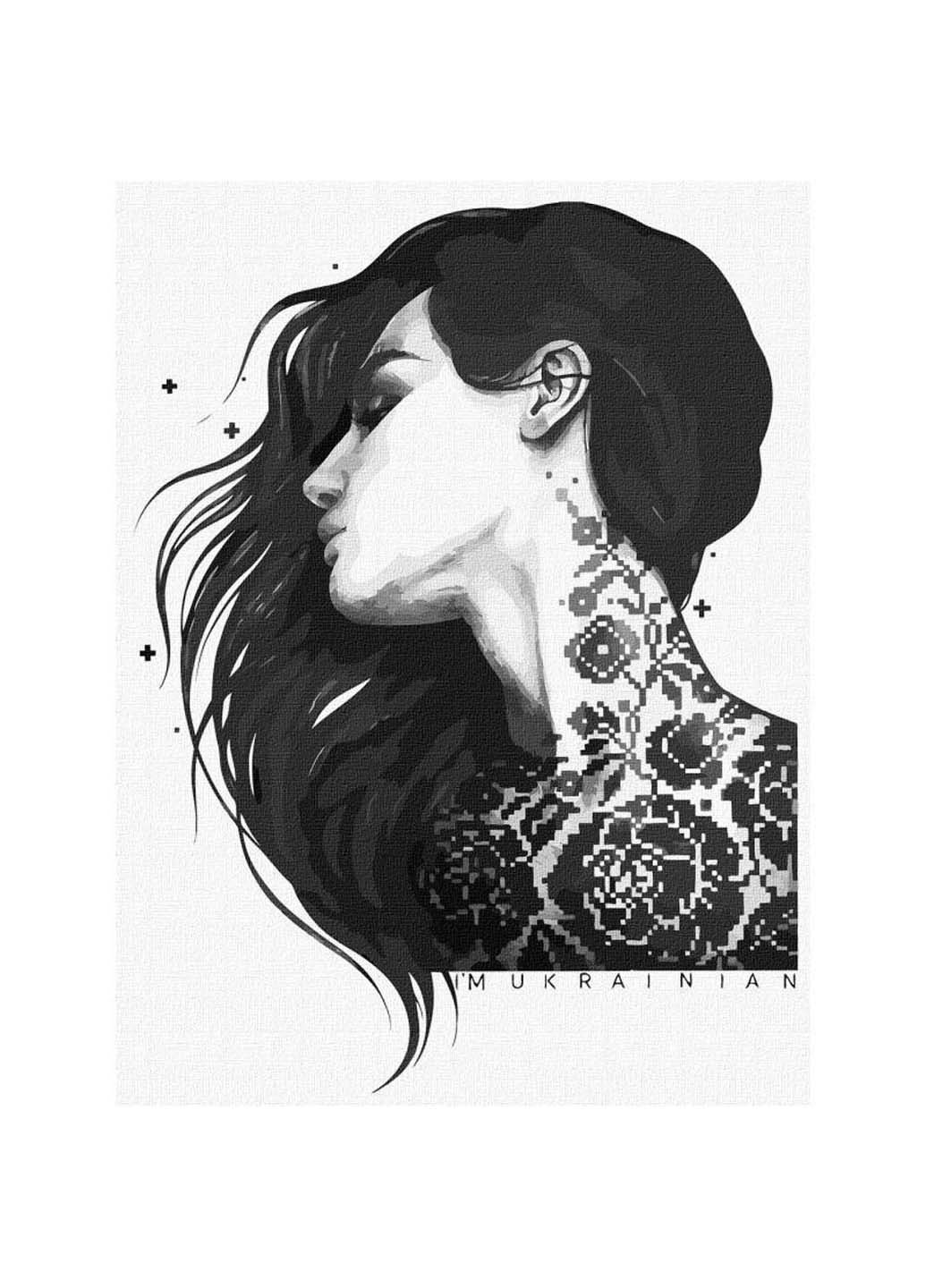 Картина за номерами Я-українка ©lesya_nedzelska_art 30х40 см Идейка (258021580)