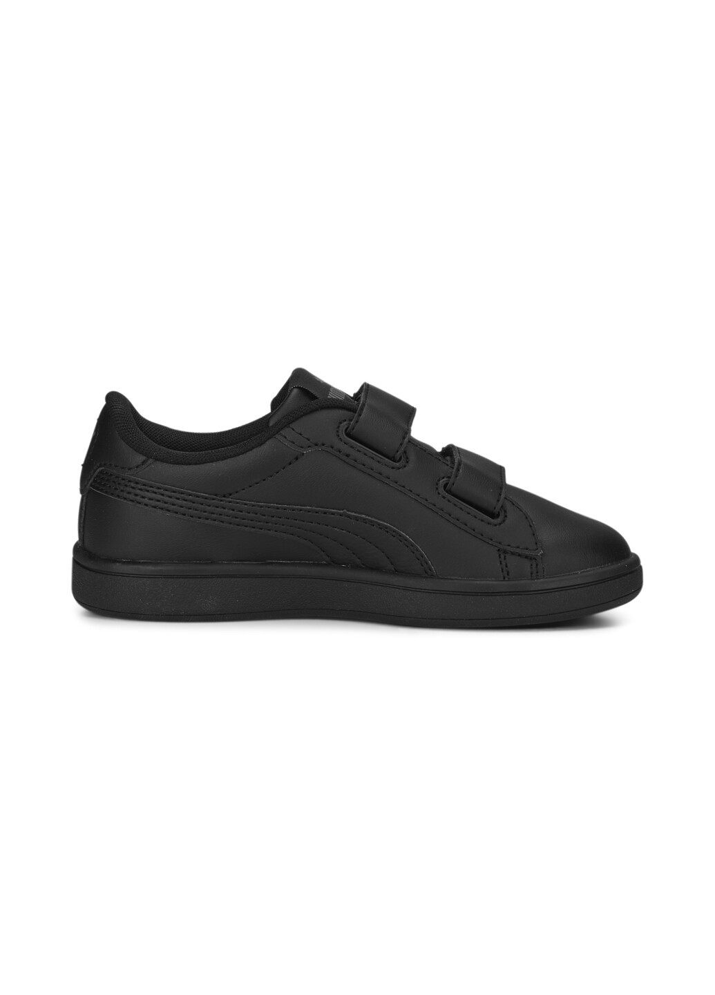 Чорні дитячі кросівки smash 3.0 leather v sneakers kids Puma