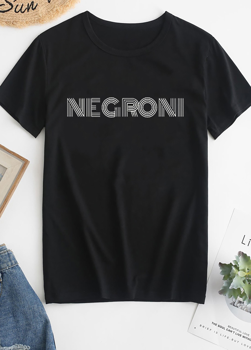 Черная демисезон футболка женская черная necroni Love&Live