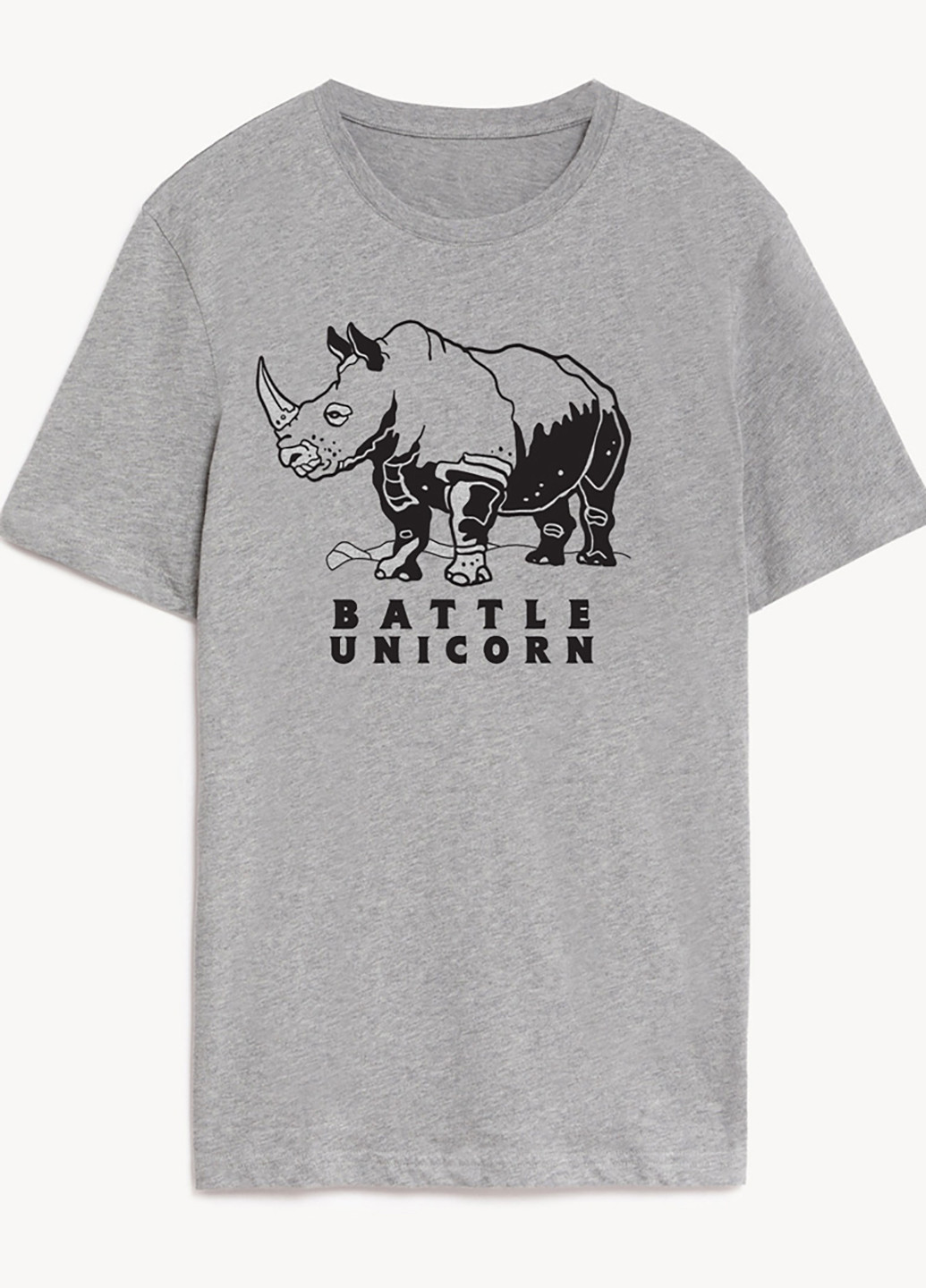 Серая футболка мужская серая rhinoceros Zuzu