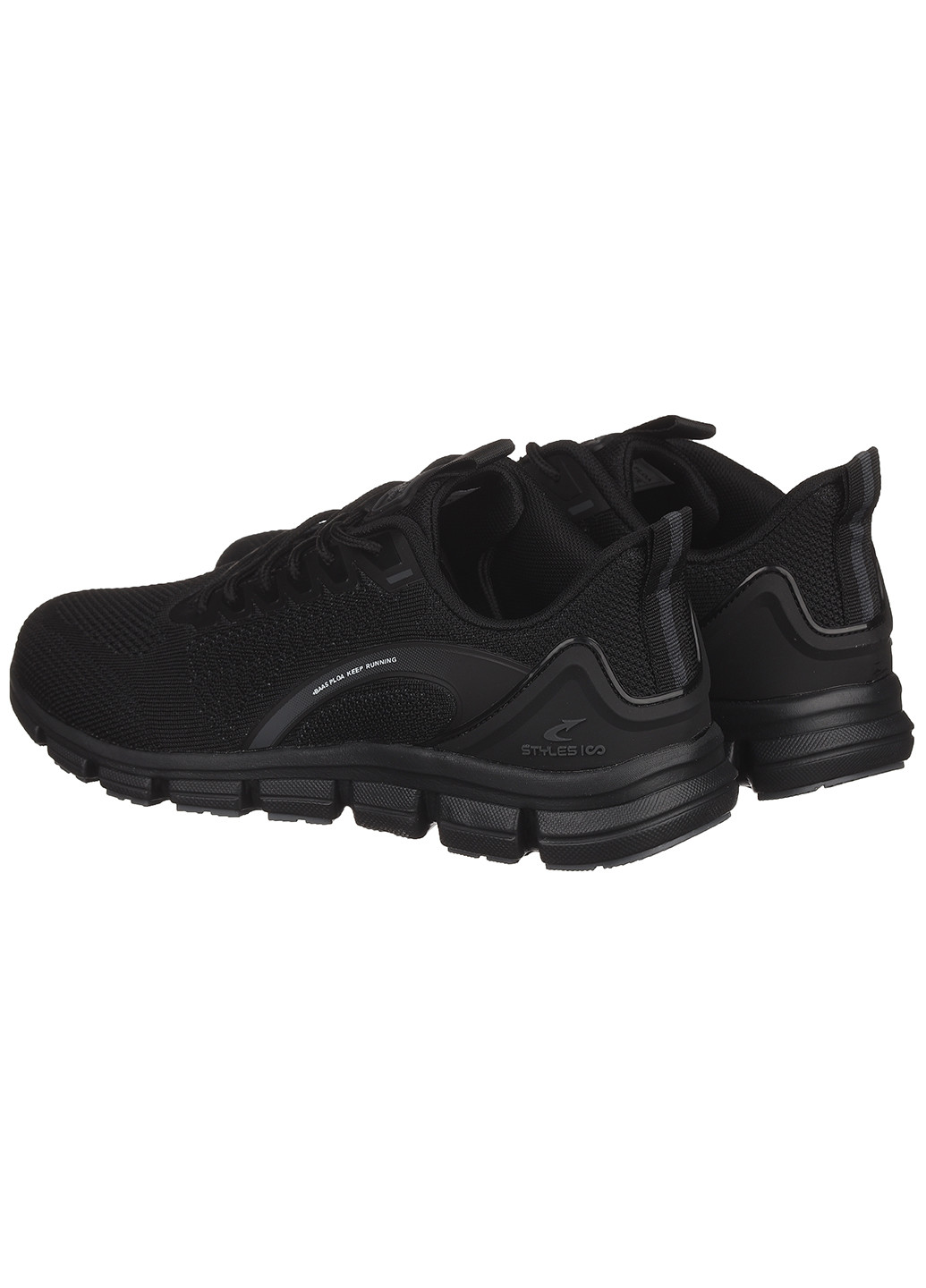 Черные демисезонные мужские кроссовки 7393-1 Baas