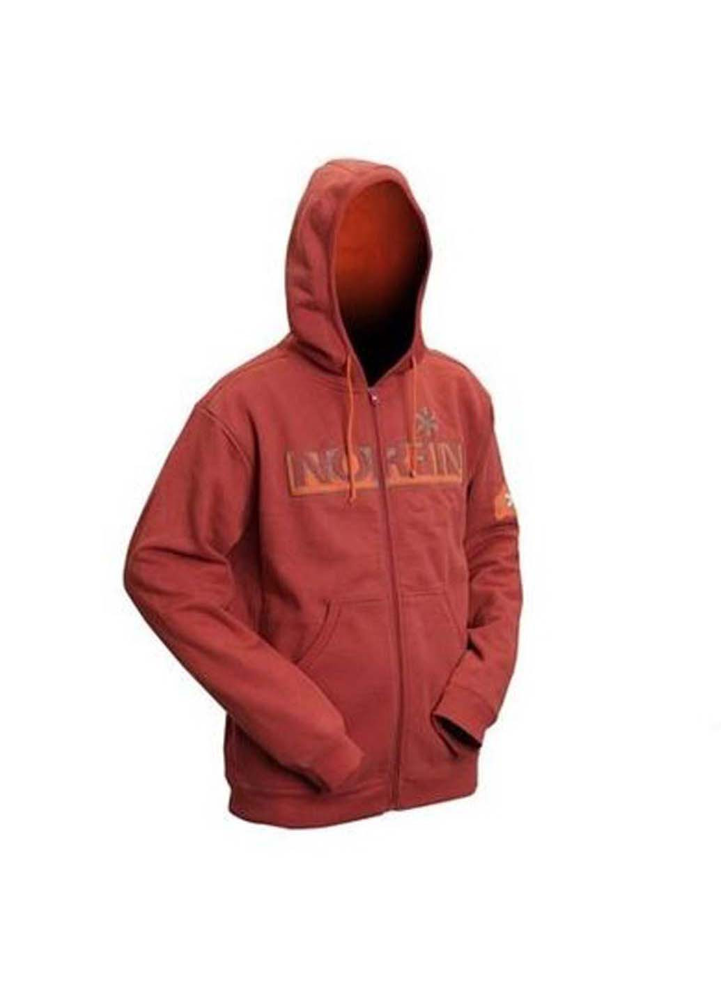 Красная демисезонная куртка флисовая hoody red Norfin