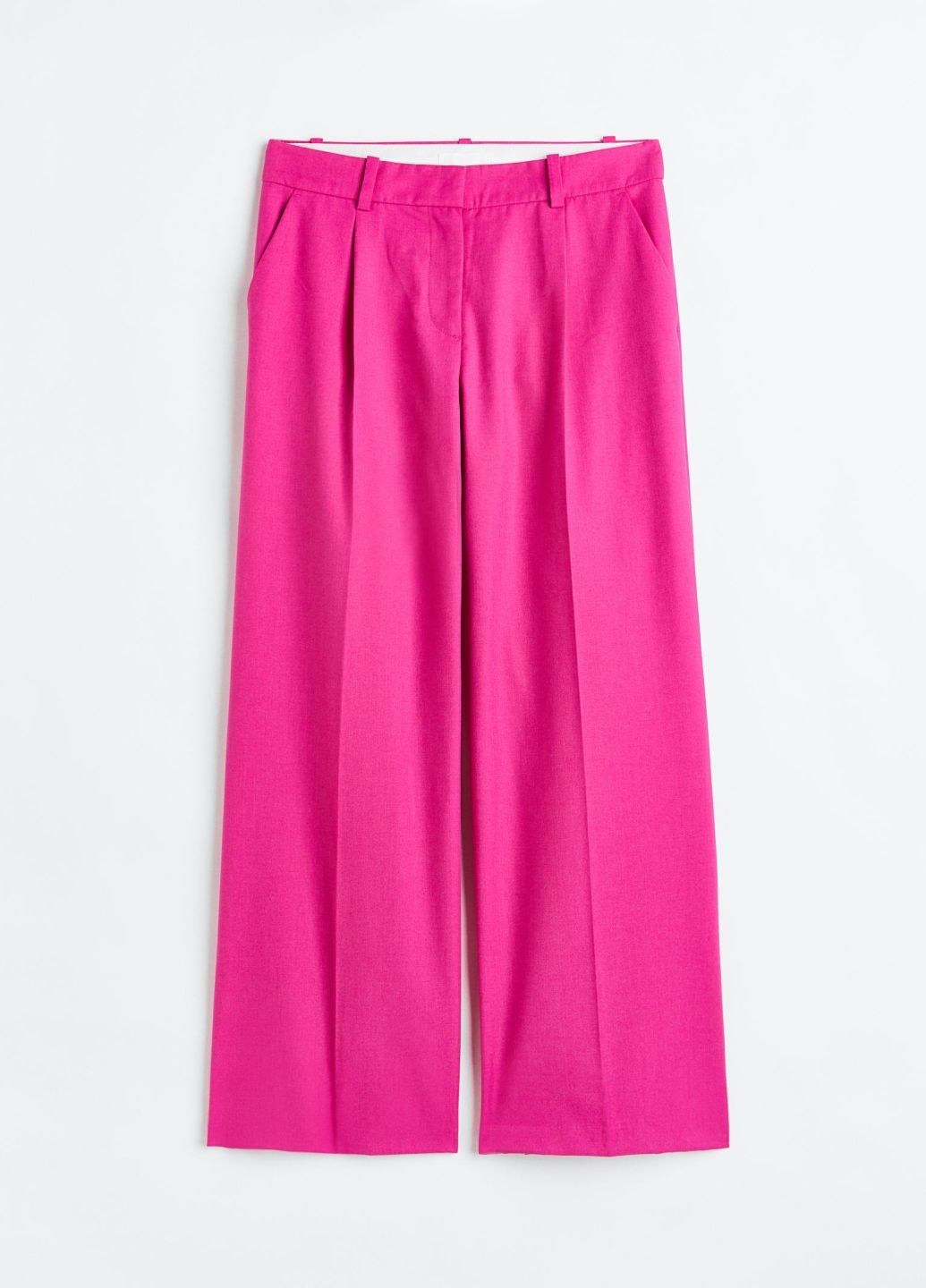 Малиновые демисезонные брюки H&M