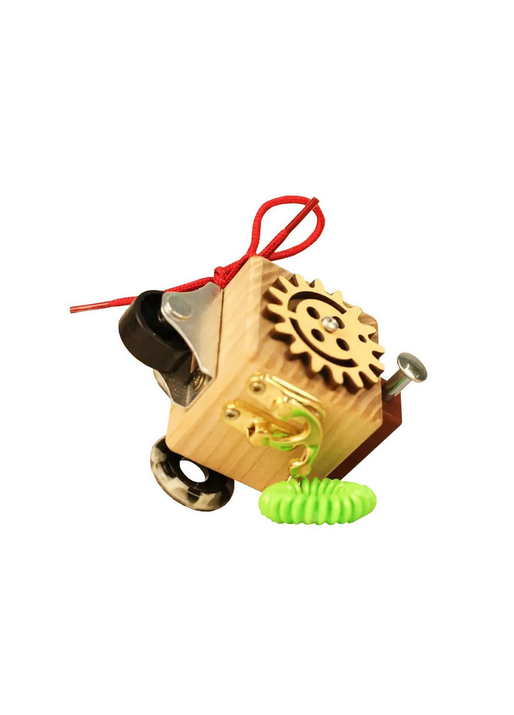 Развивающая игрушка Бизикуб "Дорожный" 5х5х5 см No Brand (258032870)