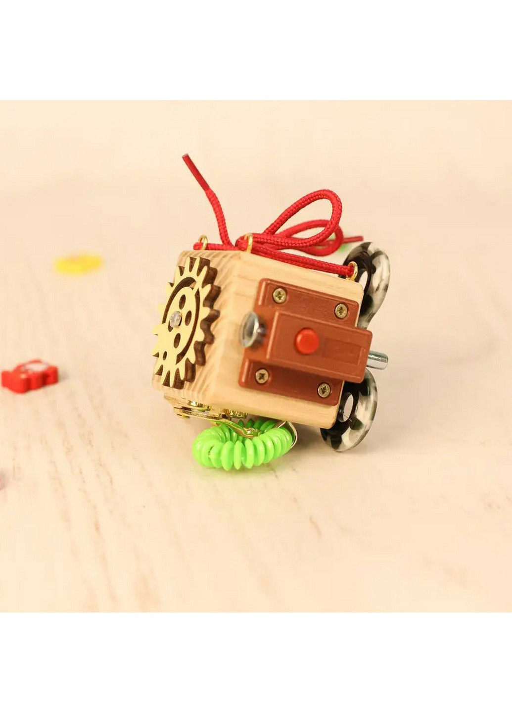 Развивающая игрушка Бизикуб "Дорожный" 5х5х5 см No Brand (258032870)