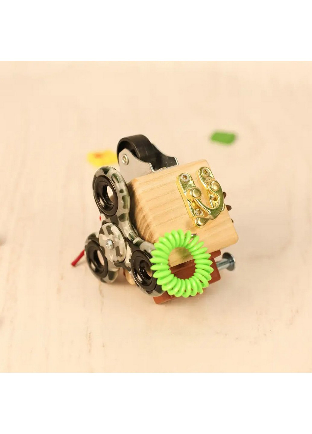 Развивающая игрушка Бизикуб "Дорожный" 5х5х5 см No Brand (258032870)