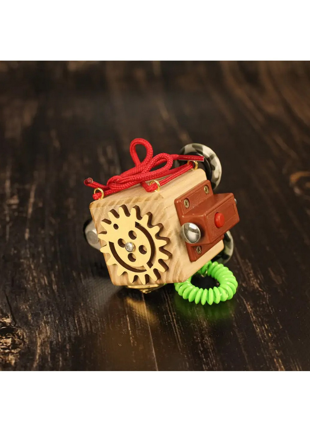 Развивающая игрушка Бизикуб "Дорожный" 5х5х5 см No Brand (258032870)