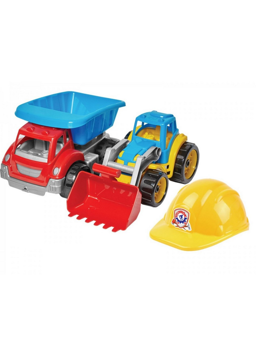 Дитячий набір "Малюк-Будівельник 3" з каскою 57х37х36 см ТехноК (258032272)