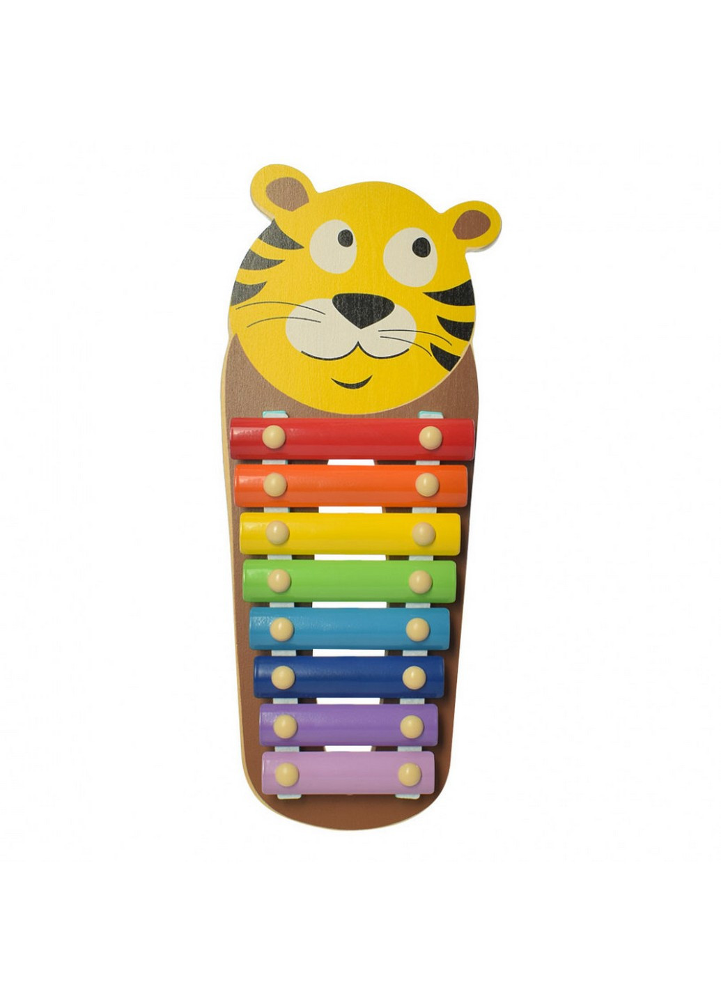 Детская игрушка Ксилофон деревянный (Тигр) 35х15,5х4 см No Brand (258031744)