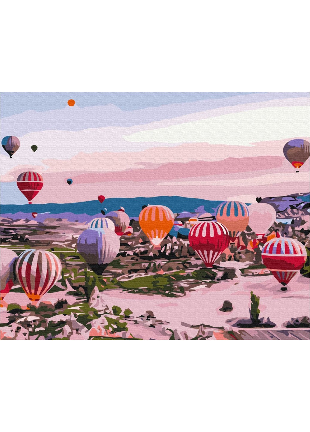 Картина за номерами Каппадокія на світанку 40x50 см Brushme (258033419)