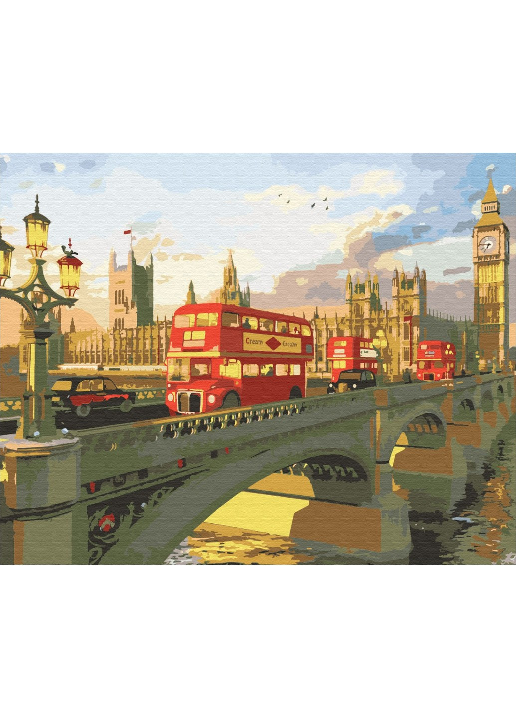 Картина по номерам Вечерний Лондон 40x50 см Brushme (258033422)