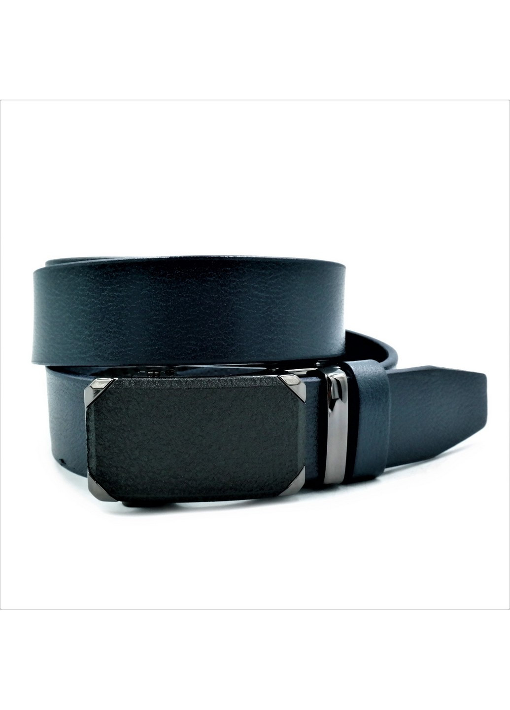 Кожаный ремень-автомат мужской 110-125х3,5 см Le-Mon (258031576)