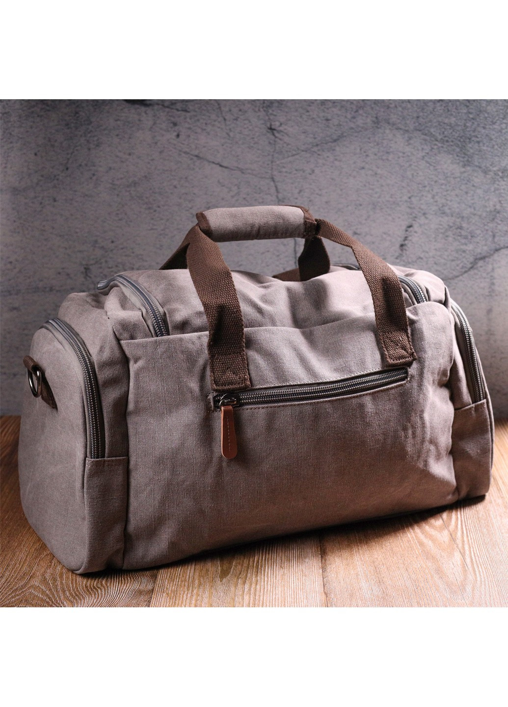 Дорожная сумка из качественного текстиля емкостная 50х25х22 см Vintage (258032810)