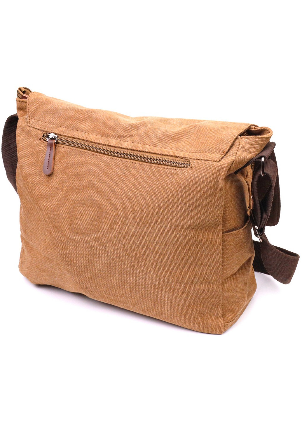 Сумка для ноутбука большая с клапаном из текстиля 36х33х10 см Vintage (258032816)