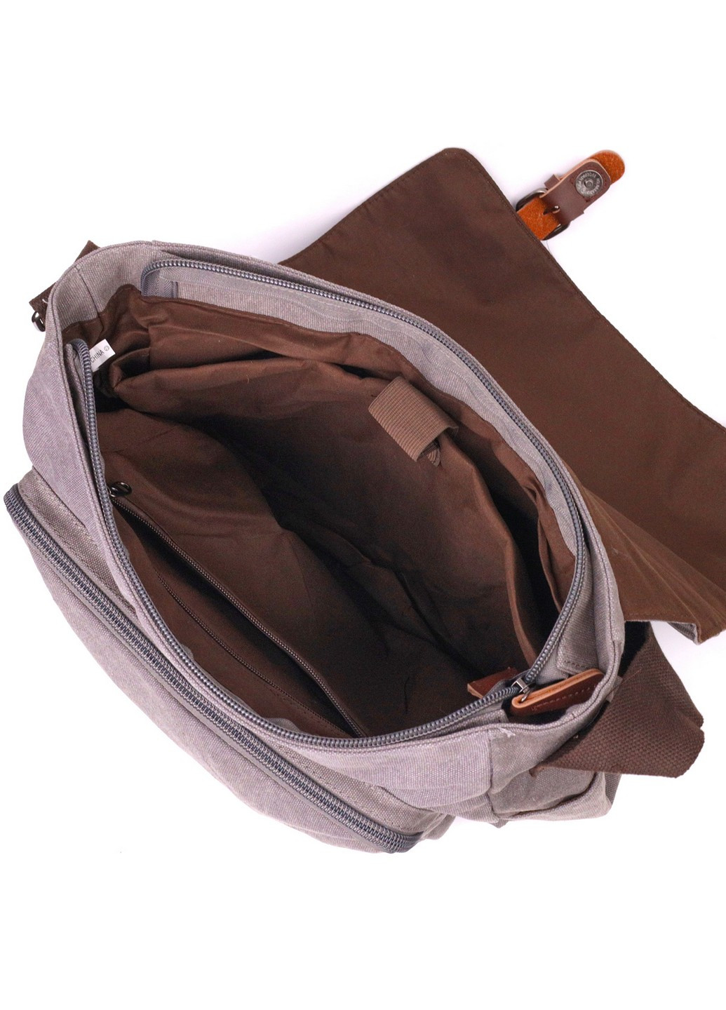 Мужская сумка для ноутбука из текстиля емкостная 36х33х10 см Vintage (258030783)