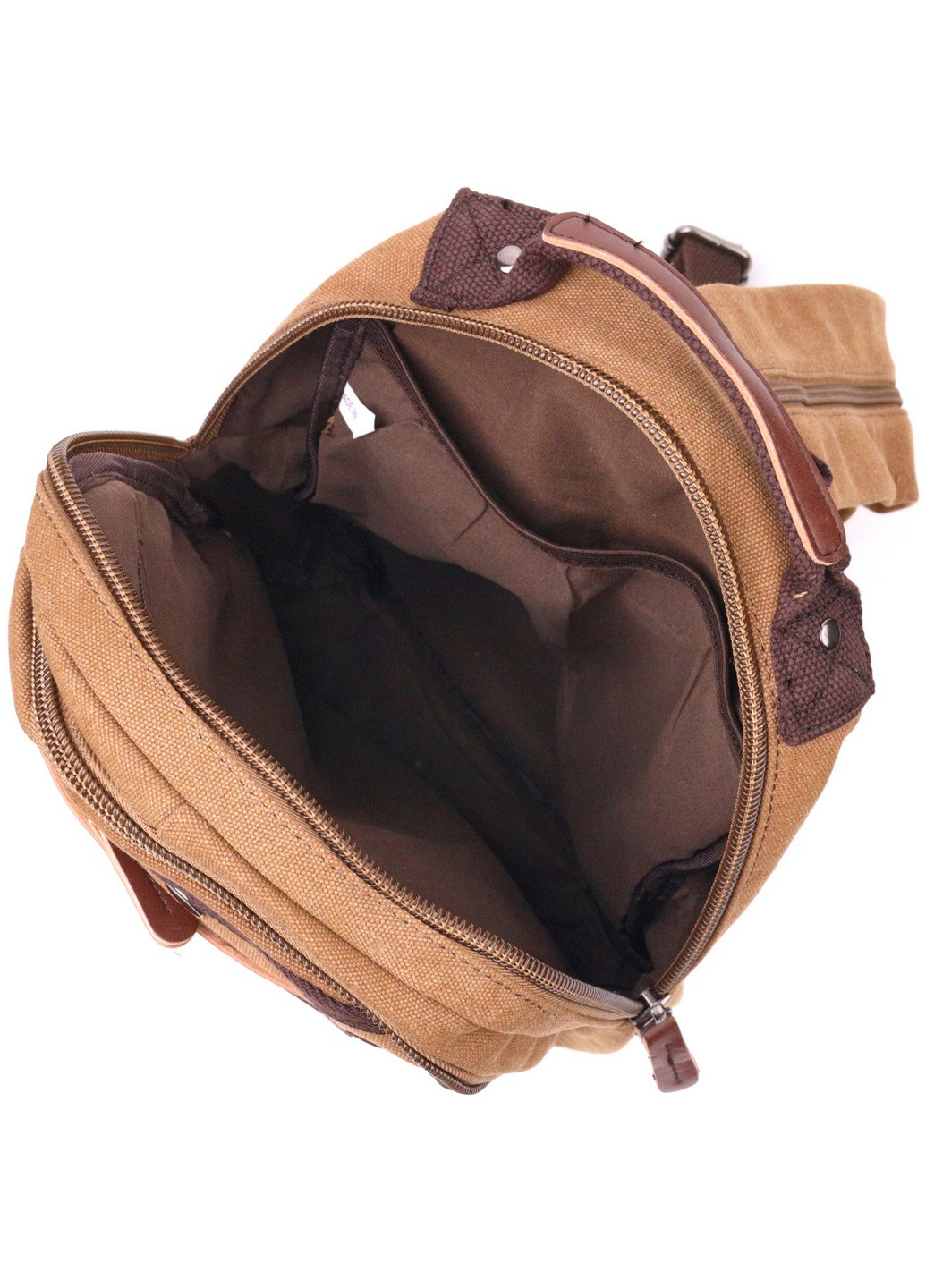 Комфортний рюкзак із текстилю 22х32х8 см Vintage (258030779)