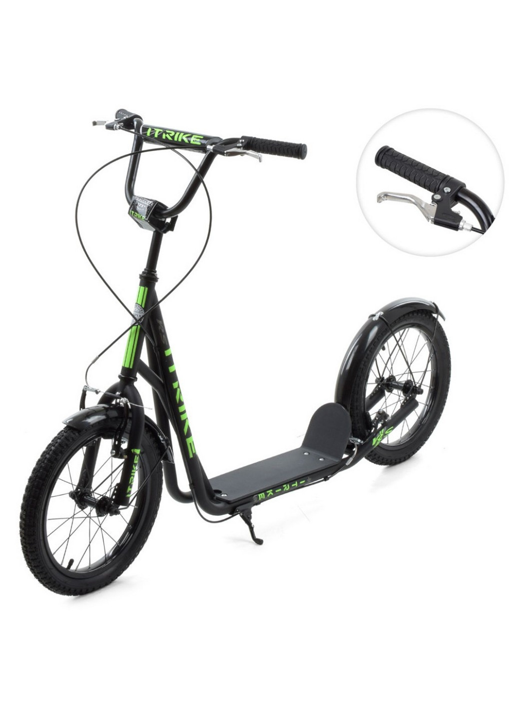 Самокат міський підлітковий 35х12х85 см iTrike (258030885)