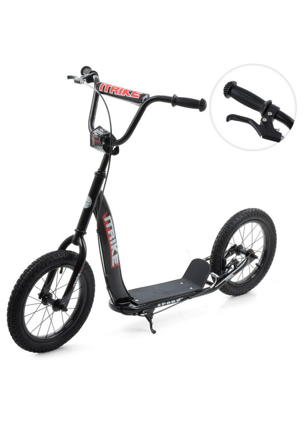 Самокат міський підлітковий 28х11х80 см iTrike (258033043)