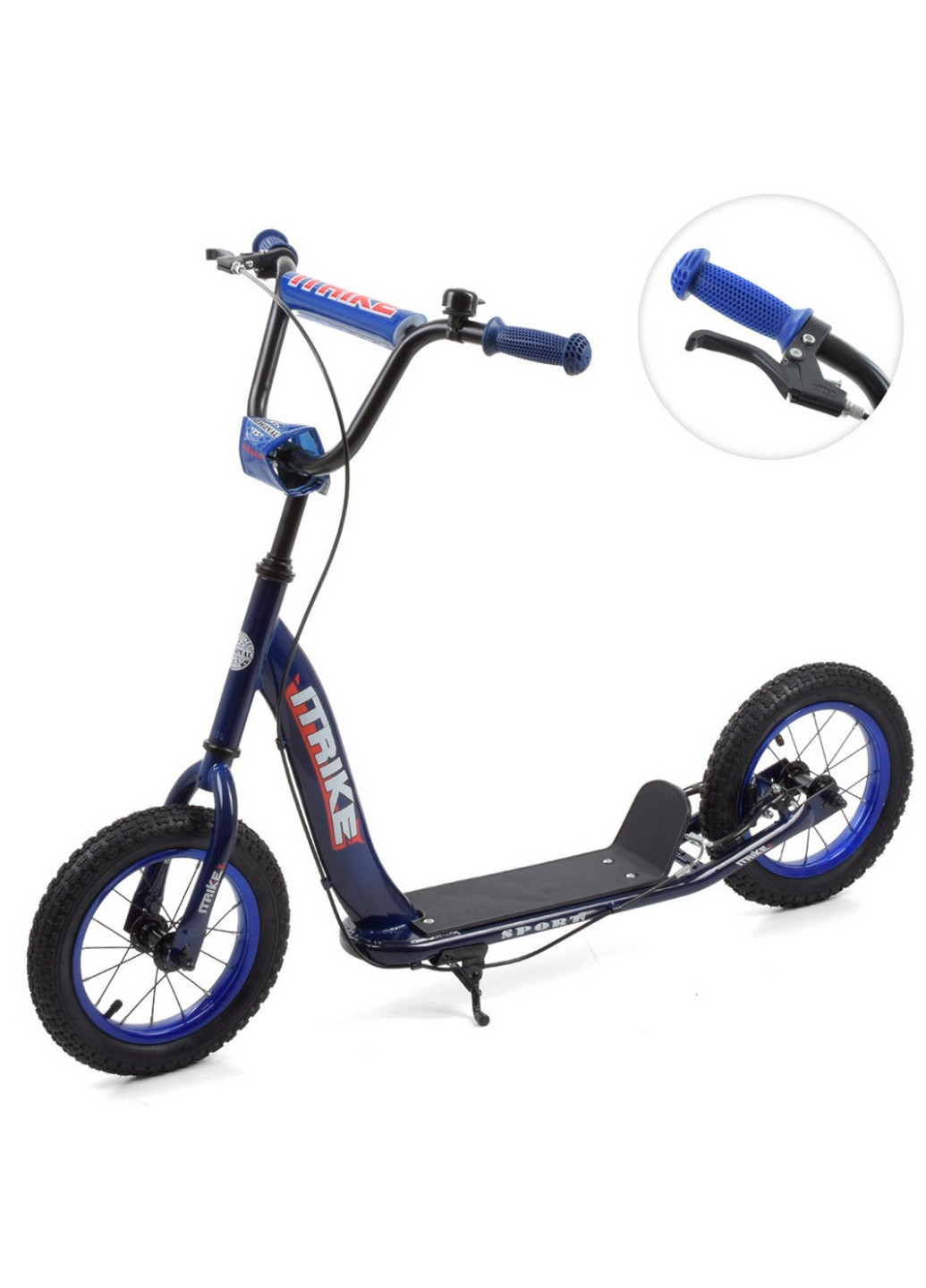 Самокат міський підлітковий 28х11х73-85 см iTrike (258030873)