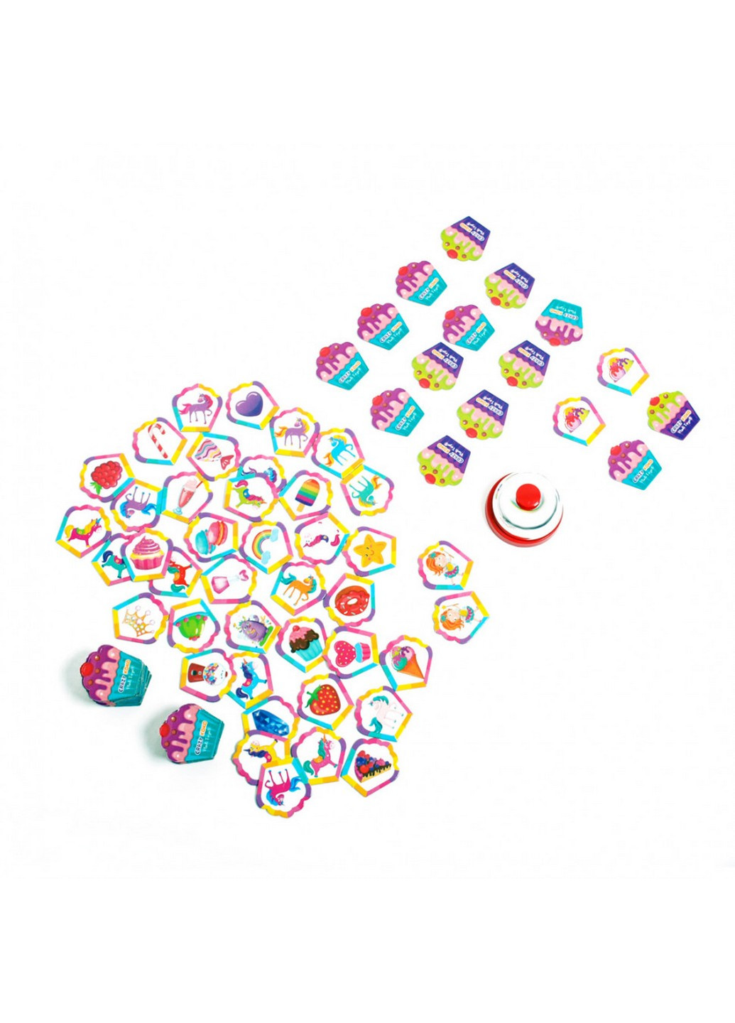 Детская настольная игра "Со звонком" фишек в наборе 18х5,2х23 см Vladi toys (258031260)