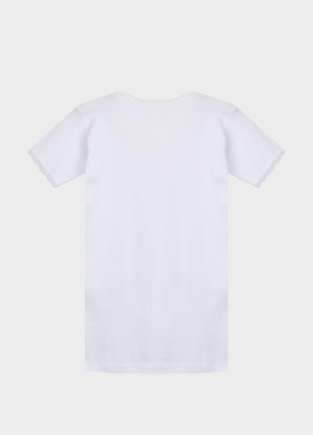 Белая летняя футболка Anit