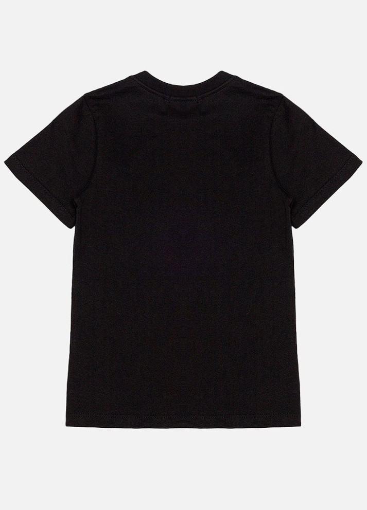 Черная летняя футболка для мальчика No Brand