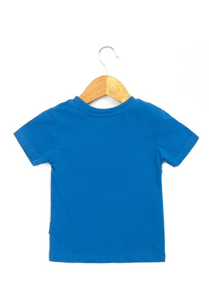 Синя літня футболка на хлопчика Tuffy